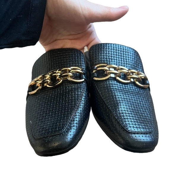 Dolce Vita Solina Metal Accent Loafer Mules - Picture 9 of 12